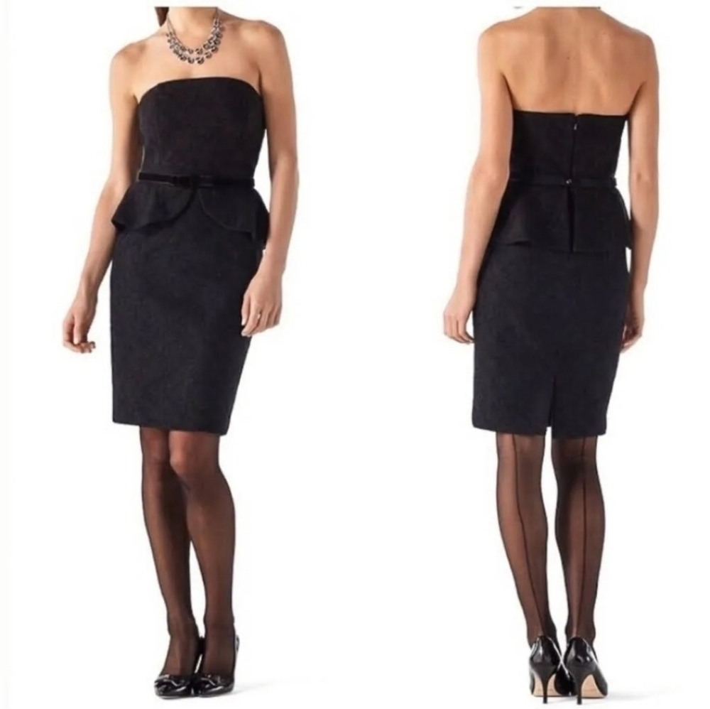 Strapless Lace Peplum Dress by White House Black Market size 00